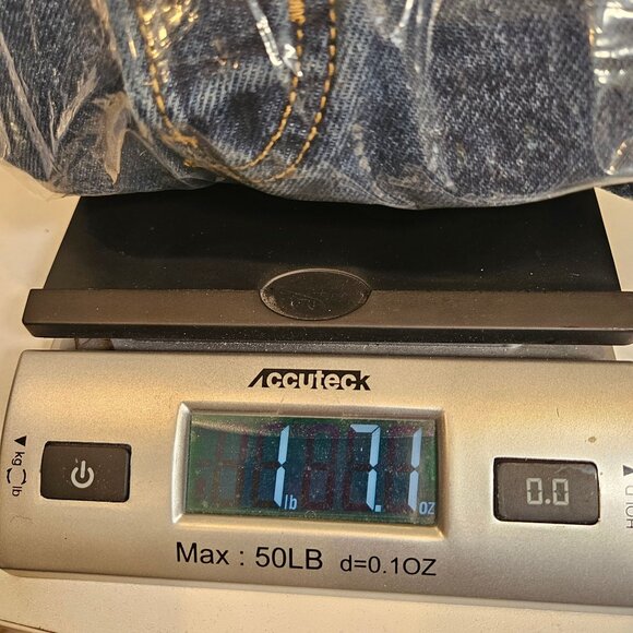 NWT Old Navy Womens 14P Distressed High-Waisted Straight Leg Jeans button fly - Picture 12 of 12